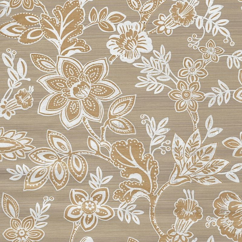 Purchase 7490 Bohemia Marigold On Amethyst Vinyl Silk Abaca Phillip Jeffries Wallpaper