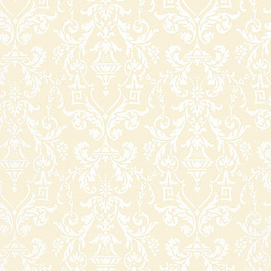 Order 5004480 Lido Damask Beige Schumacher Wallpaper