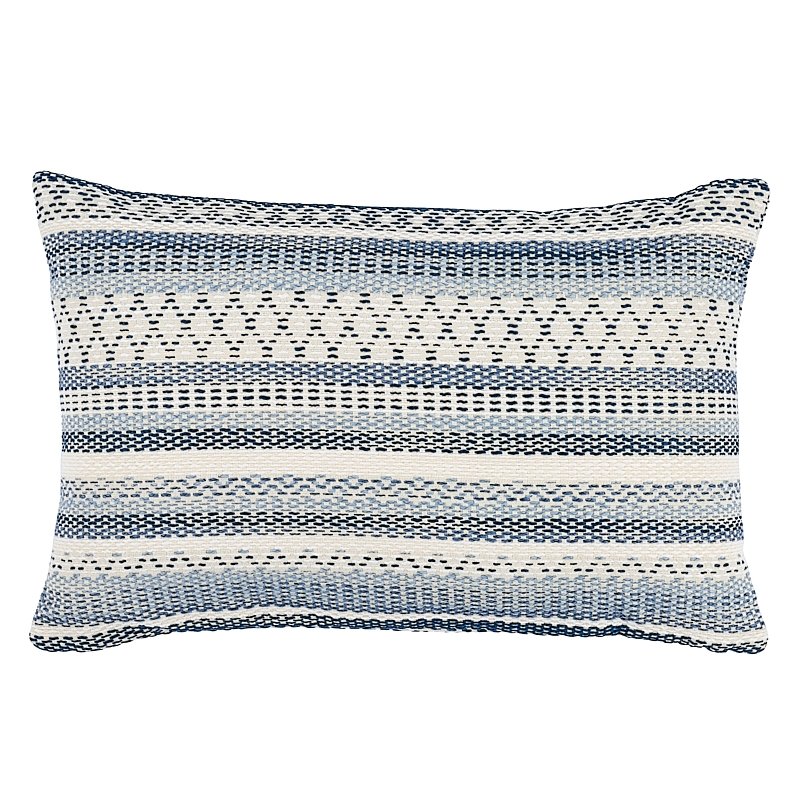 So17972005 Meadow Rock 20" Pillow Blue By Schumacher Furniture and Accessories 1,So17972005 Meadow Rock 20" Pillow Blue By Schumacher Furniture and Accessories 2