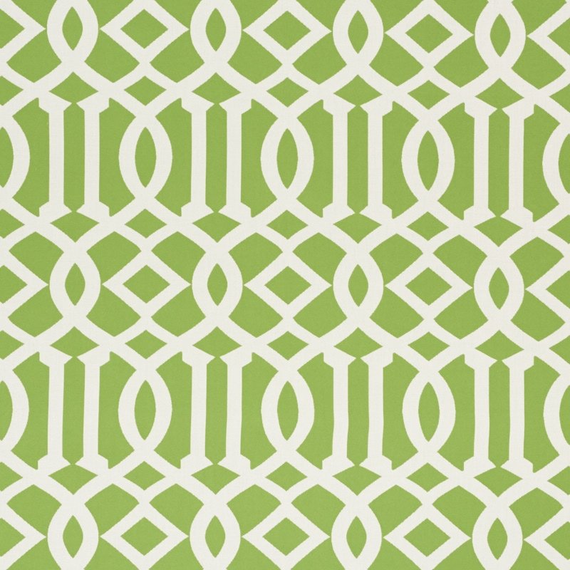 Purchase sample of 73160 Imperial Trellis Indoor/Outdoor, Leaf by Schumacher Fabric