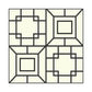 Sample AF1967 Ashford Toiles, Theorem  color black Geometrics by Ashford House Wallpaper