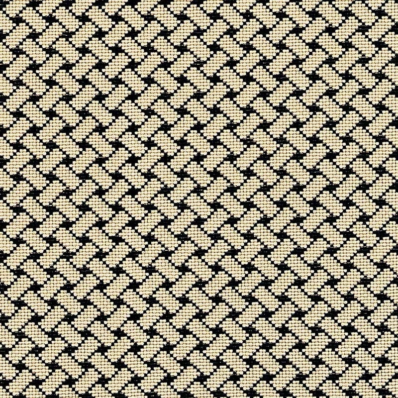 Purchase sample of 63397 Bristol Weave, Noir by Schumacher Fabric
