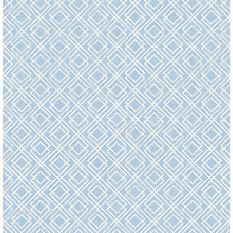 Buy 3117-24175 Napa Blue Geometric The Vineyard by Chesapeake Wallpaper