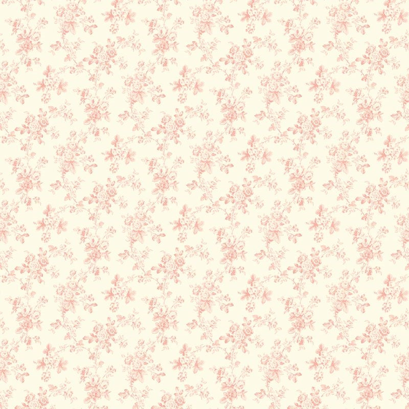 Purchase FG70811 Flora Mini All-Over Floral by Wallquest Wallpaper