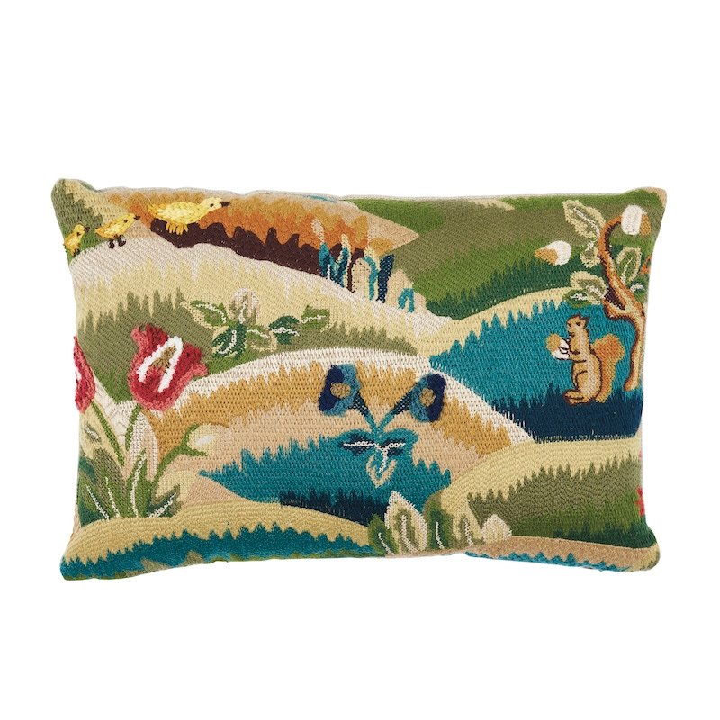 So723320109 Marguerite Embroidery Pillow Blue and Ochre By Schumacher Furniture and Accessories 1,So723320109 Marguerite Embroidery Pillow Blue and Ochre By Schumacher Furniture and Accessories 2,So723320109 Marguerite Embroidery Pillow Blue and Ochre By Schumacher Furniture and Accessories 3,So723320109 Marguerite Embroidery Pillow Blue and Ochre By Schumacher Furniture and Accessories 4,So723320109 Marguerite Embroidery Pillow Blue and Ochre By Schumacher Furniture and Accessories 5