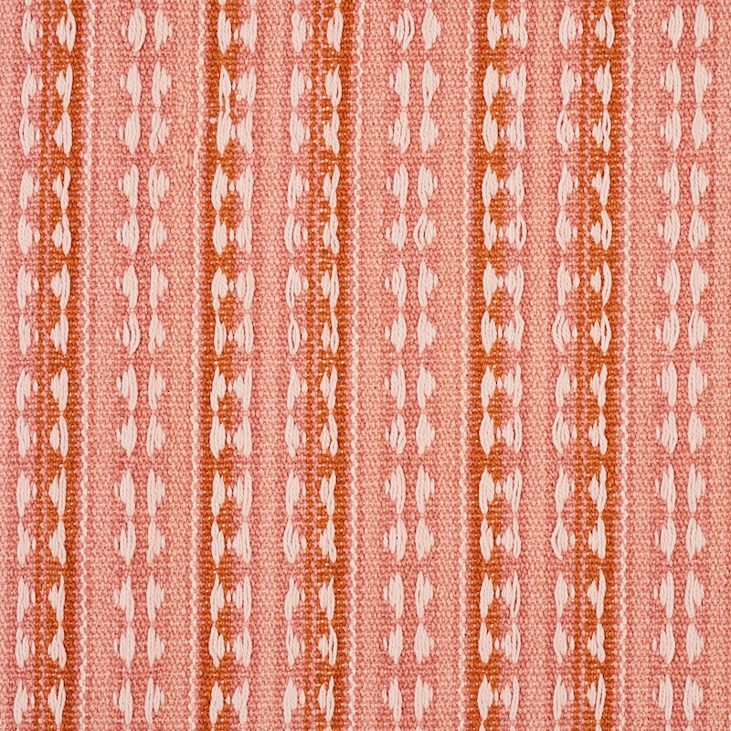 Purchase sample of 79082 Tarnby Stripe, Coral by Schumacher Fabric
