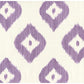 Sample 9040-04WP Bali Diamond, Lilac on Almost White by Quadrille Wallpaper