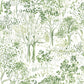 View 3124-13891 Thoreau Walden Green Forest Wallpaper Green by Chesapeake Wallpaper
