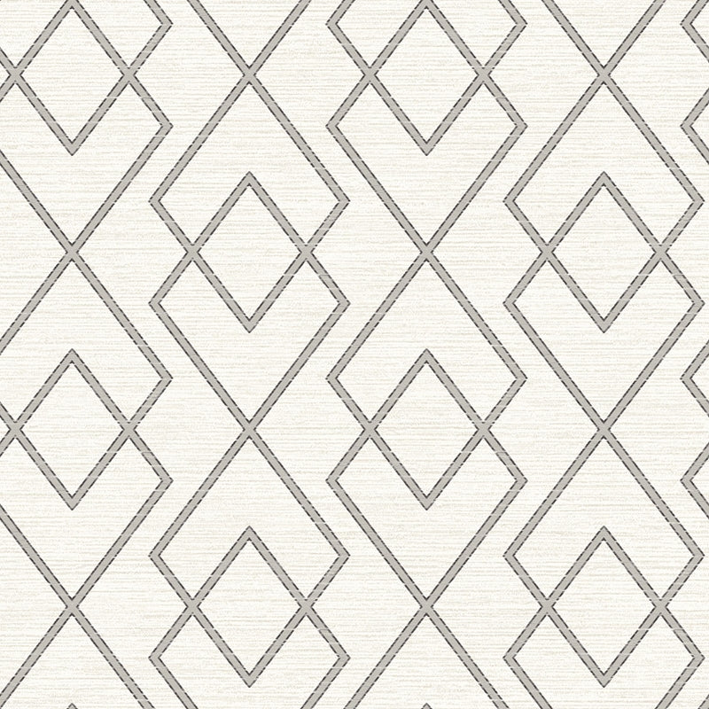 Sample 3115-12425 Farmhouse, Blaze Cream Trellis by Chesapeake Wallpaper