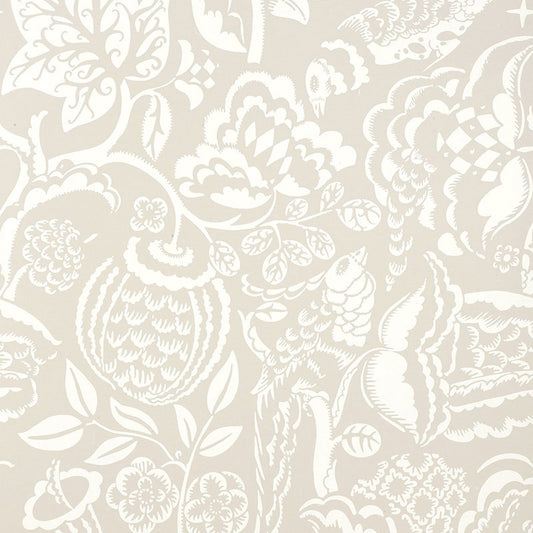 Acquire 5003712 Uccello Stone Schumacher Wallpaper