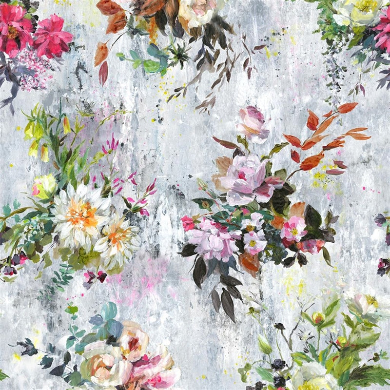 Sample PDG717-01 Aubriet, Fuchsia by Designer Guild Wallpaper