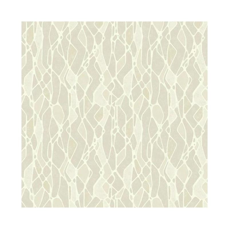 Sample - NA0509 Botanical Dreams, Stained Glass Taupe Candice Olson