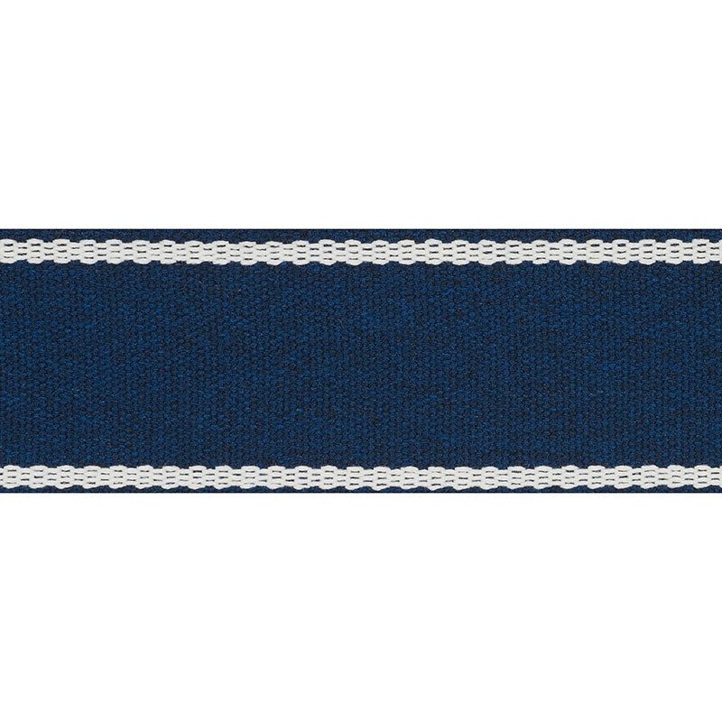 72404 | Sullivan Tape, Navy - Schumacher Fabric