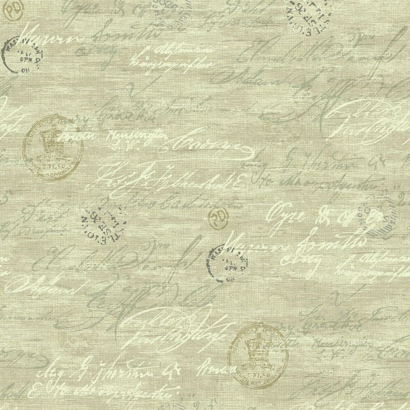Sample AR30702 Nouveau Calligraphy Wallquest