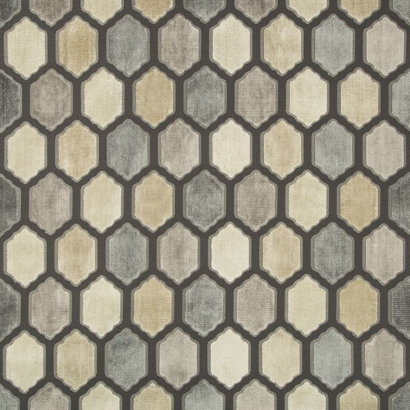 Order 35660.11.0  Geometric Grey by Kravet Design Fabric