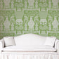 Order 5010552 Hellene Green Schumacher Wallcovering Wallpaper