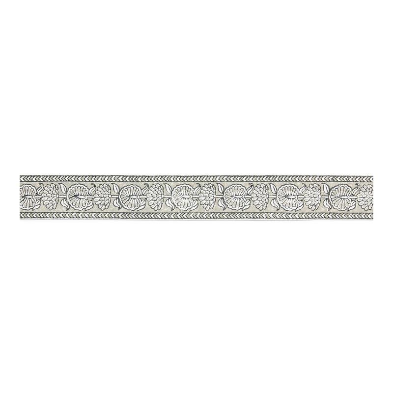Sample SC 0004T3328 Tulsi Block Print Tape by Scalamandre Fabric