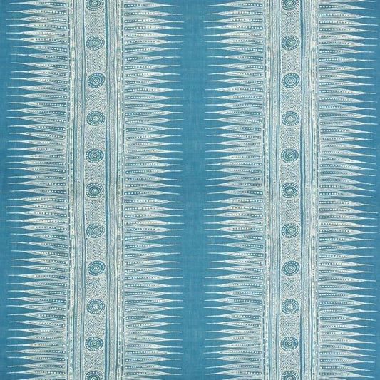 Acquire 2010136.505 Indian Zag Marine multipurpose lee jofa fabric Fabric