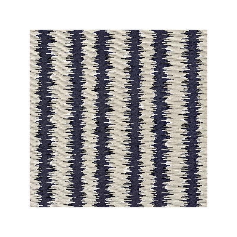 Sample 27138-005 Konya Ikat Stripe, Indigo - Scalamandre Fabric (SC 000527138)