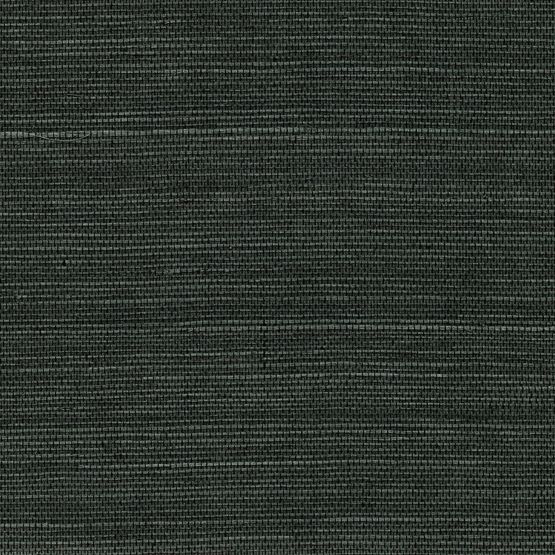 Sample 2732-80075 Canton Road, Kowloon Charcoal Sisal Grasscloth by Kenneth James Wallpaper