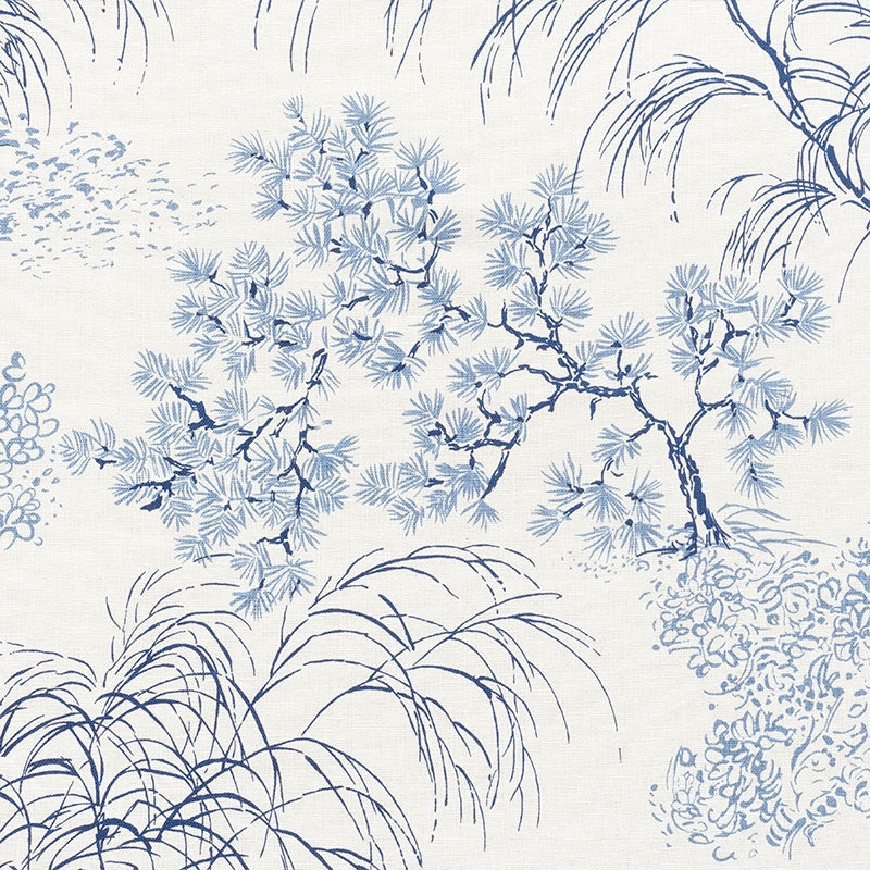 Purchase sample of 177020 Mori, Porcelain by Schumacher Fabric