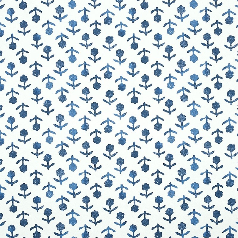 Order 5011941 Beatriz Indigo Schumacher Wallcovering Wallpaper