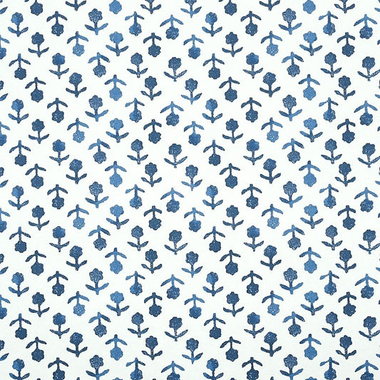 Order 5011941 Beatriz Indigo Schumacher Wallcovering Wallpaper