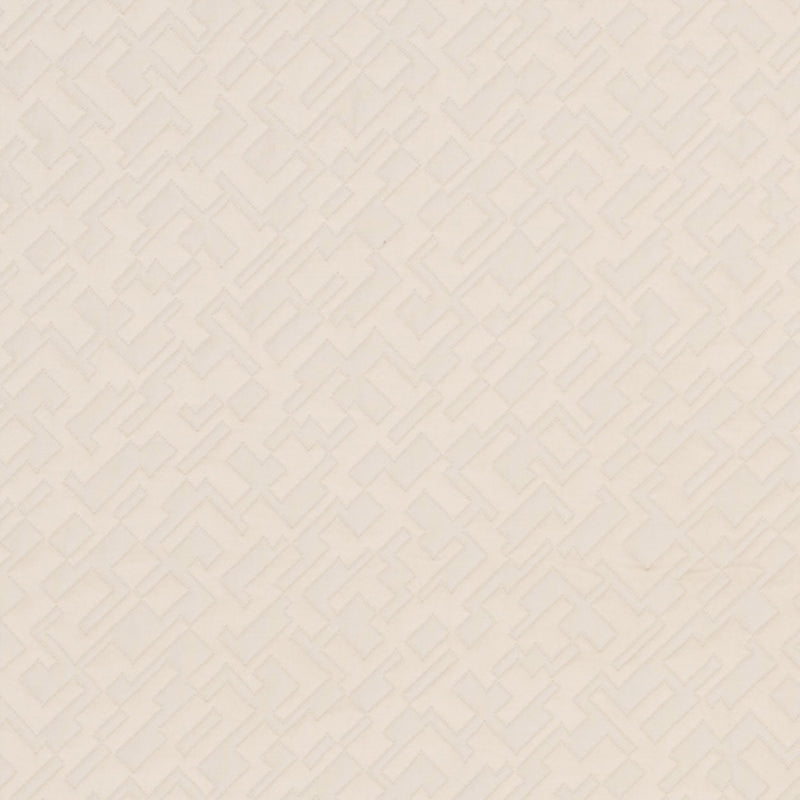 Purchase sample of 71192 Salon Quilted Satin, Pearl by Schumacher Fabric