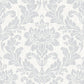 Purchase 4025-82524 Radiance Galois Light Grey Damask Wallpaper Light Grey by Advantage