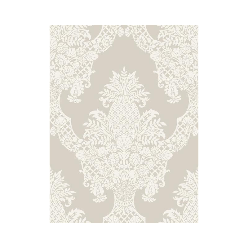 Sample DM4972 Damask Resource Library, Pineapple Plantation by York Wallpaper