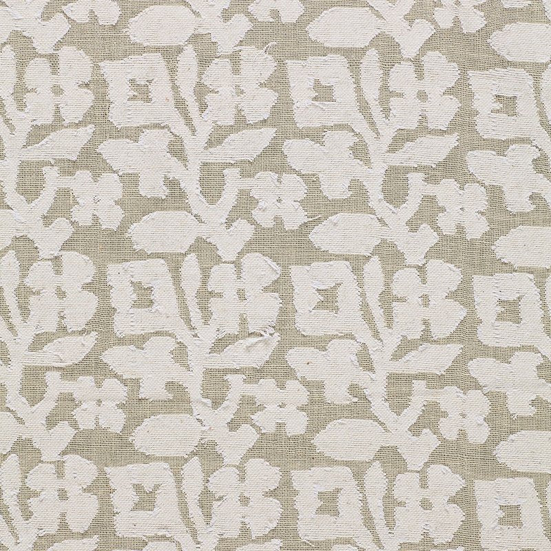 Purchase sample of 2609380 Vine Cutwork, Natural by Schumacher Fabric