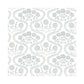 Sample FH4024 Simply Farmhouse, Folksy Floral Gray White York Wallpaper