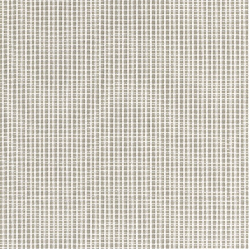 Purchase sample of 68043 Aruba Check, Stone by Schumacher Fabric