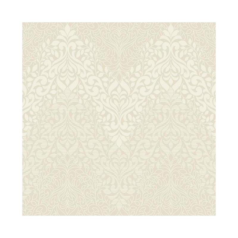 Sample CD4001 Decadence, Folklore color White, Scroll by Candice Olson Wallpaper