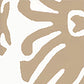 Sample 2470-01WP Sigourney, Taupe on White by Quadrille Wallpaper