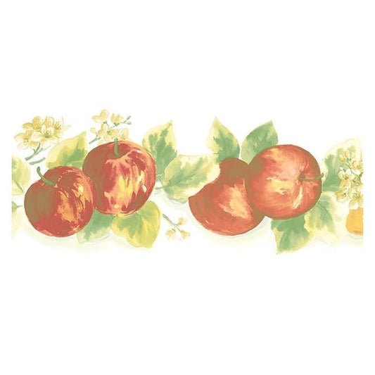Acquire KC78352DC Fresh Kitchen 5 Yellow Fruit Wallpaper by Norwall Wallpaper