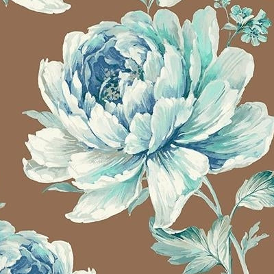 Find CR21302 Jarrow Blue Floral by Carl Robinson 10-Island Wallpaper