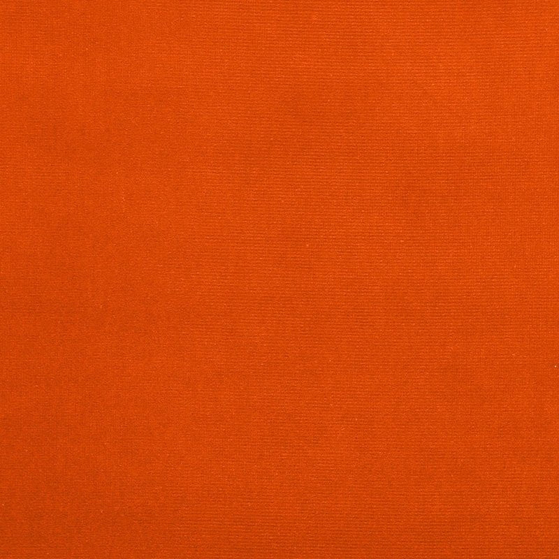 Purchase sample of 42850 Gainsborough Velvet, Pumpkin by Schumacher Fabric