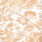 Sample 2330-21WP San Marco, Cream on White Patent Vinyl by Quadrille Wallpaper