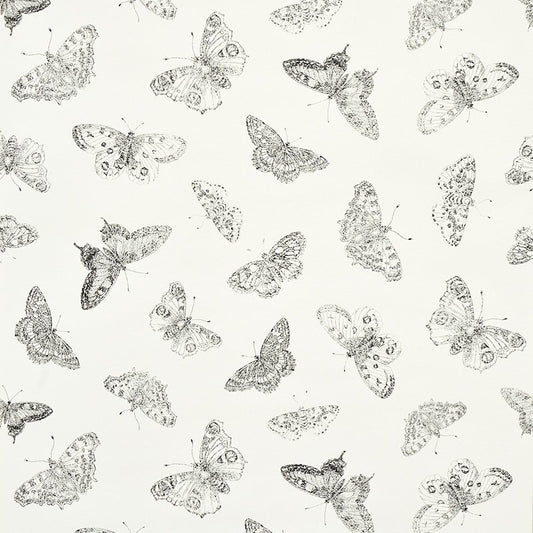 Order 5011740 Burnell Butterfly Ivory Schumacher Wallcovering Wallpaper