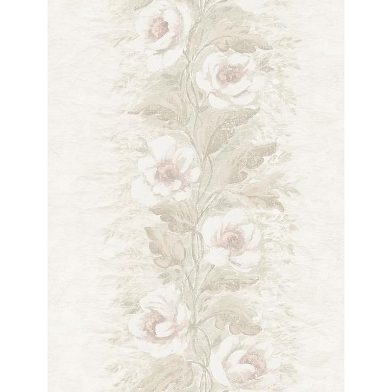Sample AST4068 Zio and Sons, Dutch Garland Blush Gardenia Stripe by A-Street Prints Wallpaper