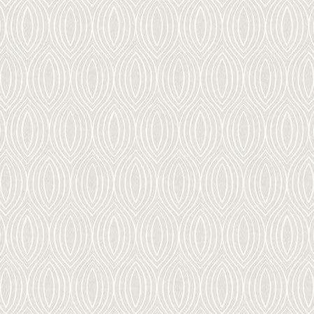 View 2976-86521 Grey Resource Rino Silver Ogee Silver A-Street Prints Wallpaper
