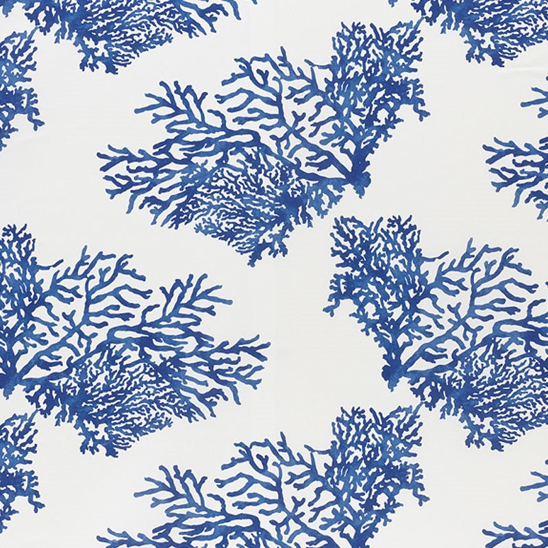 Purchase sample of 178290 Great Barrier Reef Ii, Indigo by Schumacher Fabric