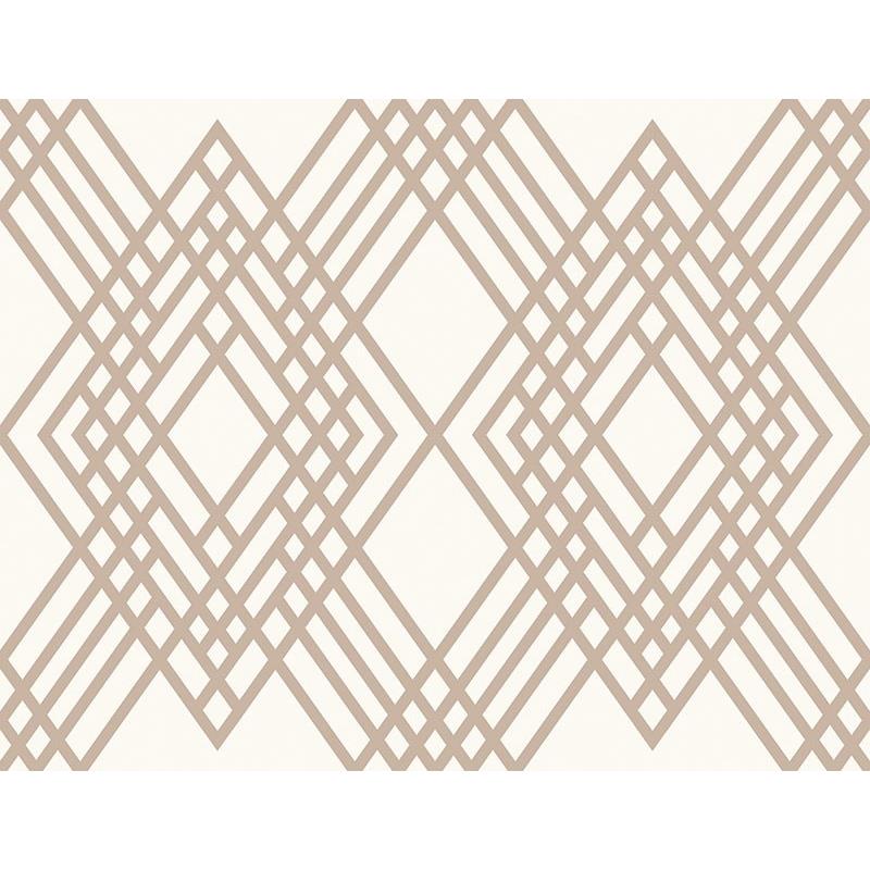 Sample TA21306 Tortuga, Neutrals, Lattice by Seabrook Wallpaper