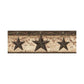 Sample 3123-44602 Homestead, Ennis Charcoal Rustic Barn Star Border by Chesapeake Wallpaper