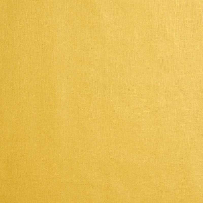Purchase sample of 69367 Lange Glazed Linen, Yellow by Schumacher Fabric