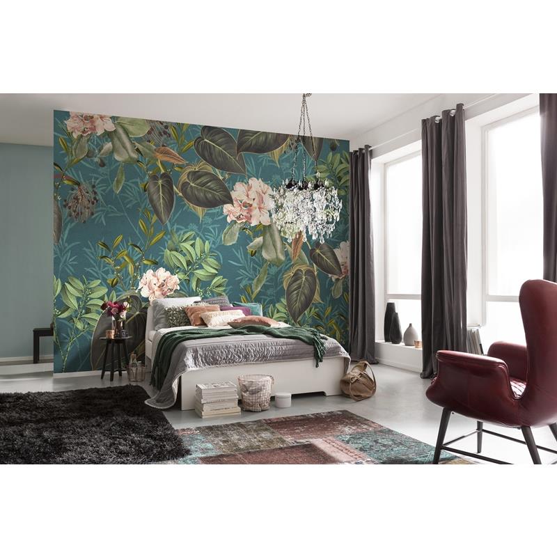 X7-1039 Colours  Teal Tropic Wall Mural by Brewster,X7-1039 Colours  Teal Tropic Wall Mural by Brewster2