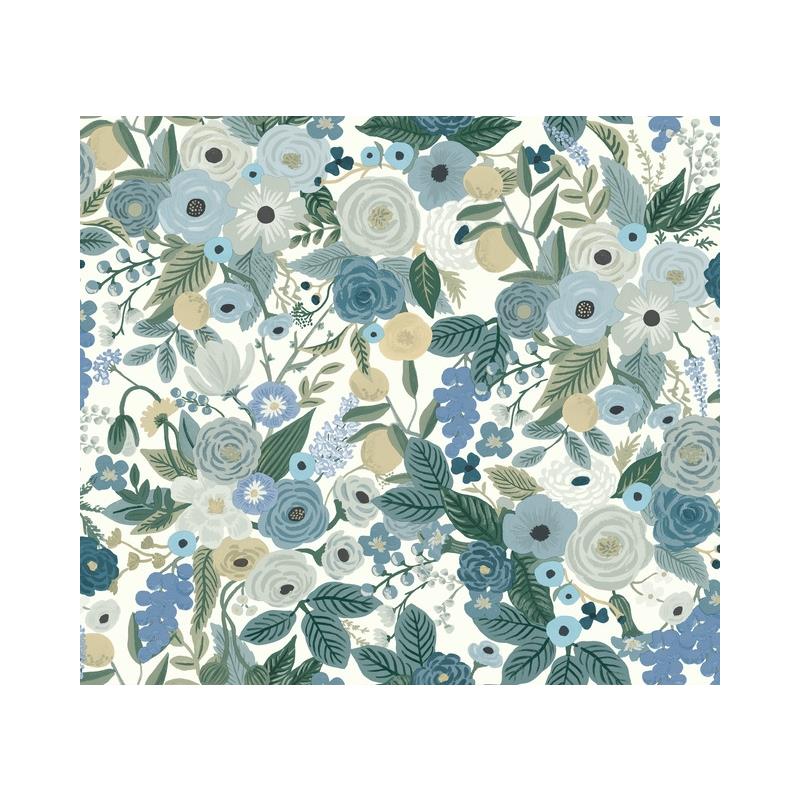 Sample RI5120 Rifle Paper Co. Garden Party Blues York Wallpaper