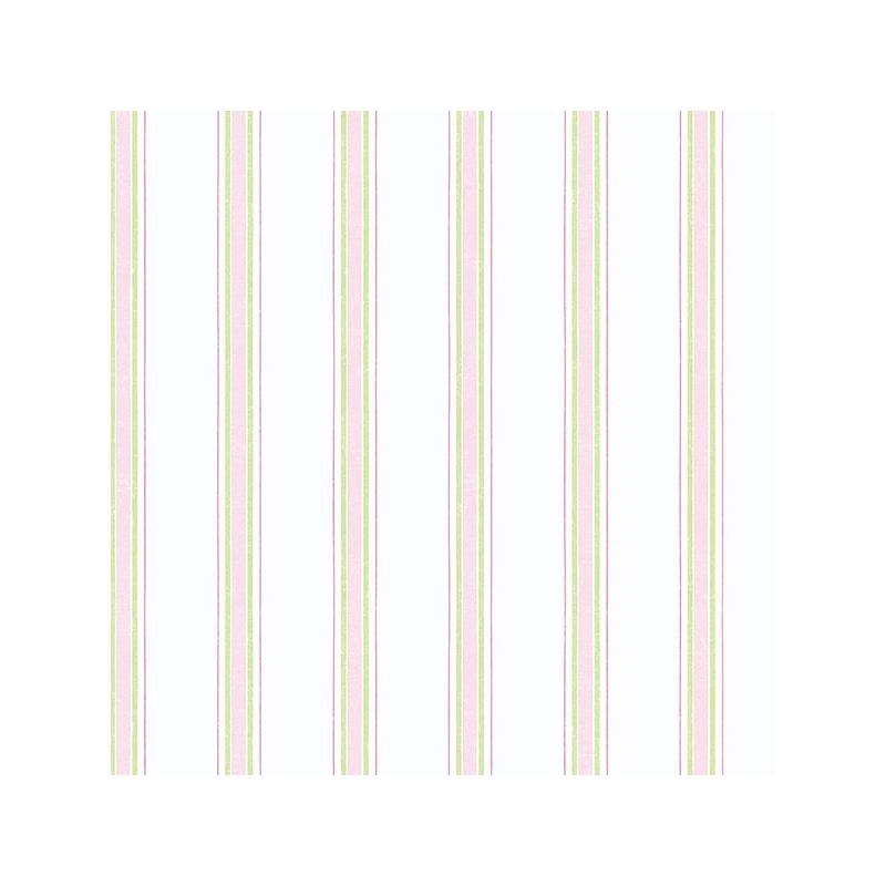 Sample PR33852 Pink Stripe wallpaper Norwall Wallpaper