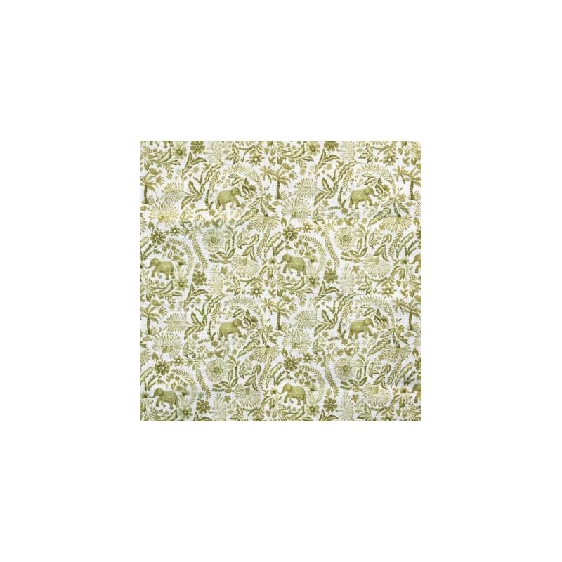 Save S4144 Citron Green Floral Greenhouse Fabric